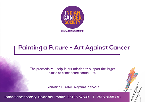 Brochure of Painting A Future - Art Against Cancer